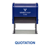 Quotation Office Self Inking Rubber Stamp