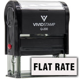 Flat Rate Self-Inking Office Rubber Stamp
