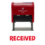 RECEIVED Office Self-Inking Office Rubber Stamp