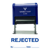 REJECTED By Date Self Inking Rubber Stamp