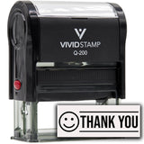 Thank You (Smiley Face) Self Inking Rubber Stamp