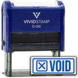 Void (Cross) Self-Inking Rubber Stamp