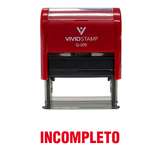 Incompleto Spanish Teacher Self-Inking Stamp