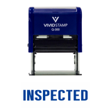 Basic INSPECTED Self Inking Rubber Stamp