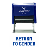 RETURN TO SENDER Classic Self Inking Rubber Stamp