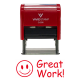 GREAT WORK Teacher Self-Inking Stamp