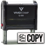 Copy (Papers) Self Inking Rubber Stamp