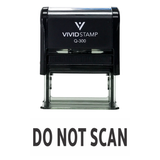 DO NOT SCAN Self Inking Rubber Stamp