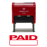 Basic PAID Self Inking Rubber Stamp