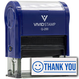 Thank You (Smiley Face) Self Inking Rubber Stamp