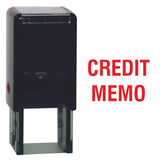 Square Credit Memo Self Inking Rubber Stamp