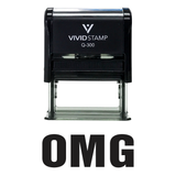 OMG Self Inking Rubber Stamp