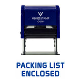 PACKING LIST ENCLOSED Self Inking Rubber Stamp