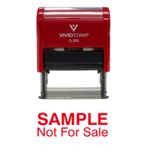 SAMPLE Not For Sale Self Inking Rubber Stamp