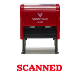 SCANNED Office Self-Inking Office Rubber Stamp