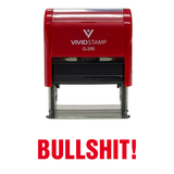 BULLSHIT! Self Inking Rubber Stamp