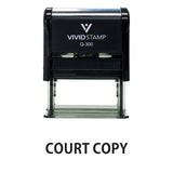 Court Copy Self Inking Rubber Stamp