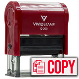 Copy (Papers) Self Inking Rubber Stamp