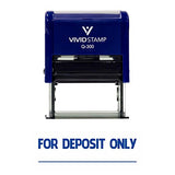 FOR DEPOSIT ONLY Self-Inking Office Rubber Stamp