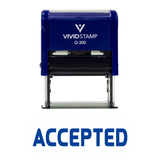 ACCEPTED Self Inking Rubber Stamp