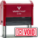 Void (Cross) Self-Inking Rubber Stamp