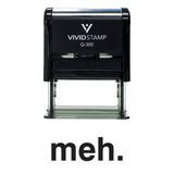 MEH Self Inking Rubber Stamp