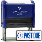 Past Due (Exclamation Mark) Self Inking Rubber Stamp