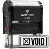 Void (Cross) Self-Inking Rubber Stamp