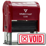 Void (Cross) Self-Inking Rubber Stamp