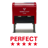 PERFECT (5 Stars) Teacher Self-Inking Stamp