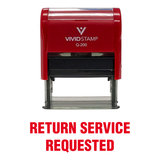 Return Service Requested Self Inking Rubber Stamp